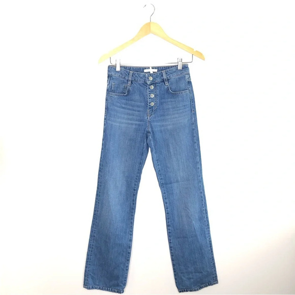 Maje High Rise Flare Jeans Size 0 - Picture 1 of 8